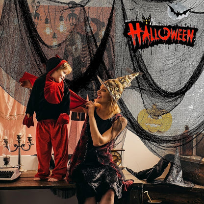 Spooky Stretch Fabric for Haunting Indoor & Outdoor Decor