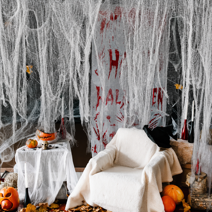 Spooky Stretch Fabric for Haunting Indoor & Outdoor Decor