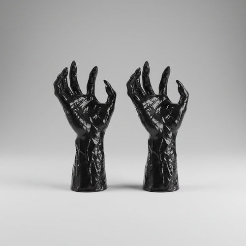 Gothic Hand Candle Holder Wall Art – Perfect for Halloween Decor