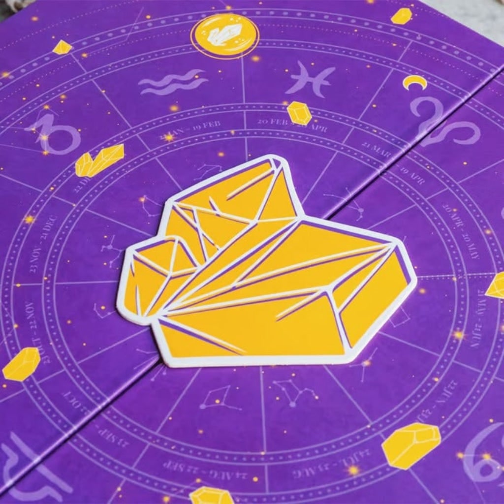 Celestial Gemstone Countdown Calendar: 24 Days of Discovery