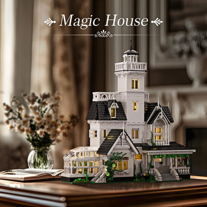 Haunted House Building Set for Halloween - Brick Toy Model