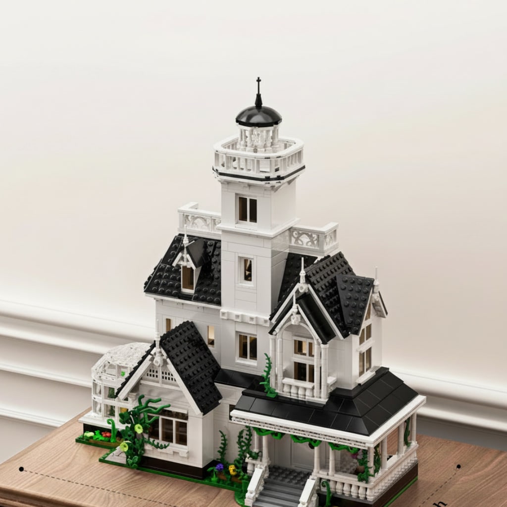 Haunted House Building Set for Halloween - Brick Toy Model