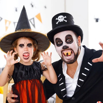 Ghastly Grin: Versatile Fake Teeth for Halloween Costumes