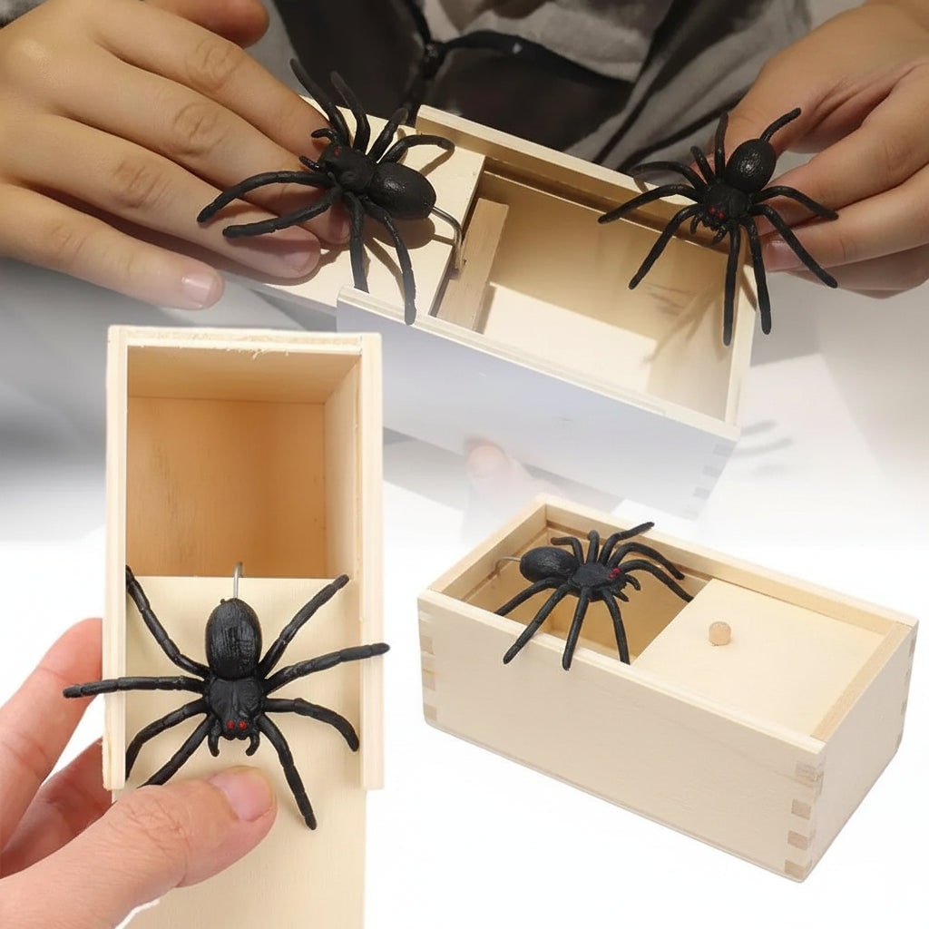 Surprise Spider Prank Box – Perfect for Spooky Laughs