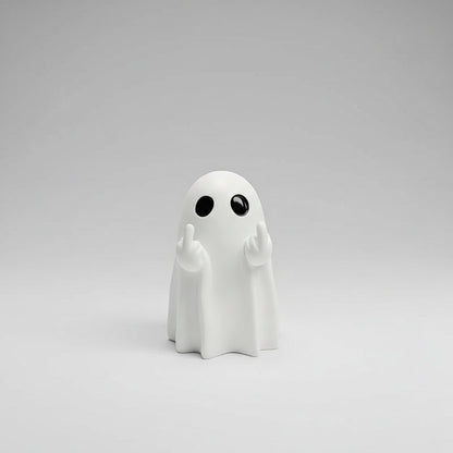 Playful Halloween Spirit Figurine with Sassy Gesture for Decor