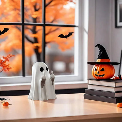 Cheeky Ghost Figurine for Halloween Tabletop Decor