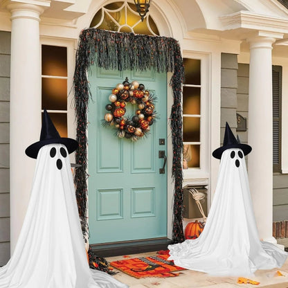 Illuminated Ghost Yard Decoration for Spooky Outdoor Fun