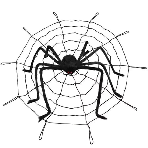 Enormous Spider Decoration with Poseable Legs for Spooky Yards