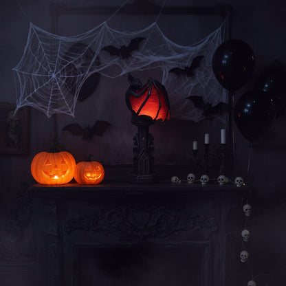 Enchanting Gothic Bat LED Table Lamp for Spooky Decor