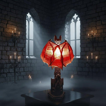 Enchanting Gothic Bat LED Table Lamp for Spooky Decor