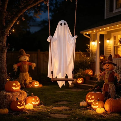 Illuminated Specter Decoration with Remote Control for Outdoor Fun