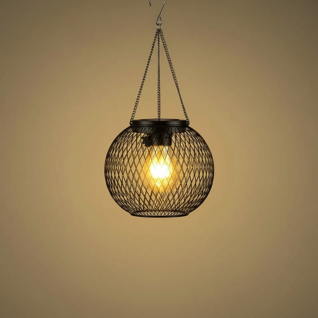 Solar-Powered Hanging Lantern for Magical Outdoor Illumination
