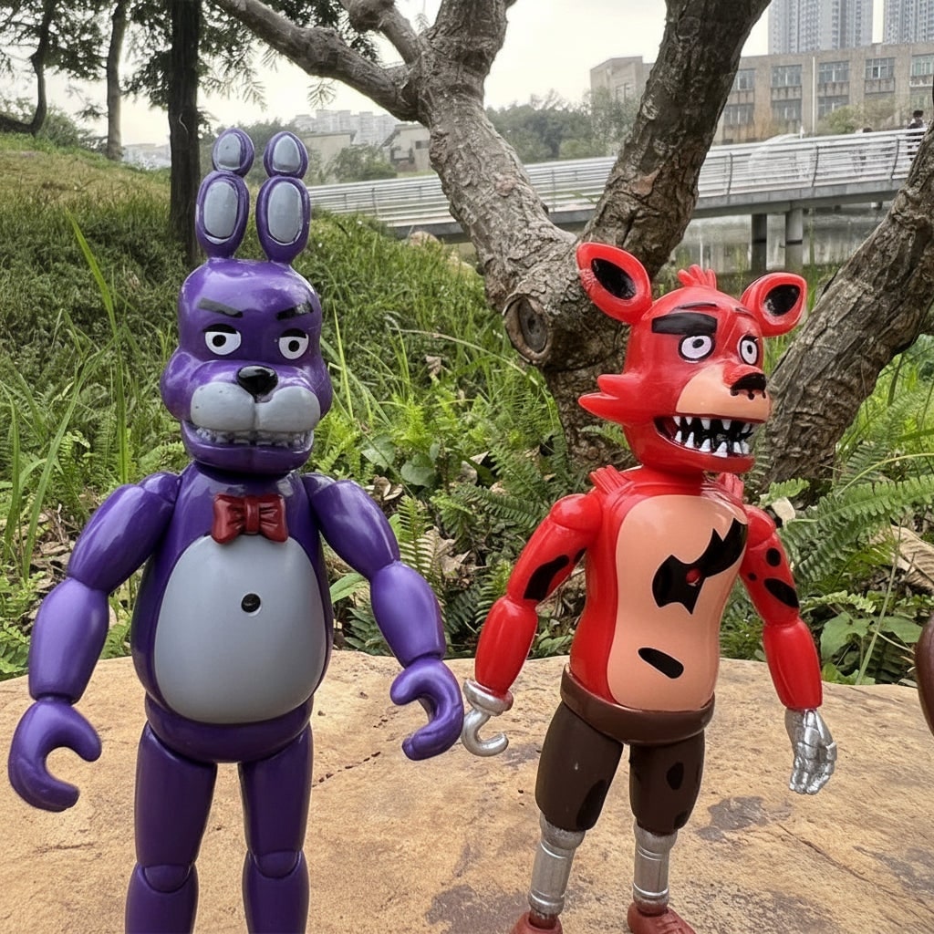 Illuminated Fright Figurines Collection – 5 Poseable Characters