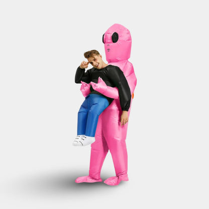 Outrageous Inflatable Extraterrestrial Costume with Fan