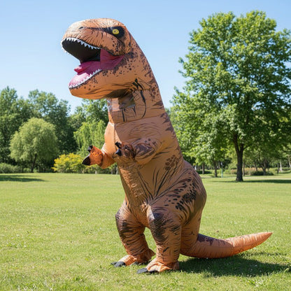 Epic Inflatable T-Rex Costume with Battery-Powered Fan