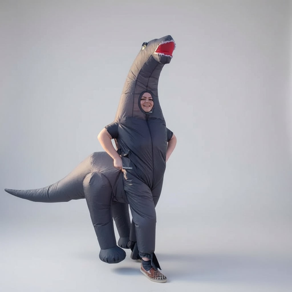 Giant Inflatable Dino Costume for Halloween Fun
