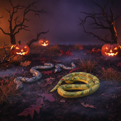 Frightening Inflatable Serpent for Spooky Outdoor Decor
