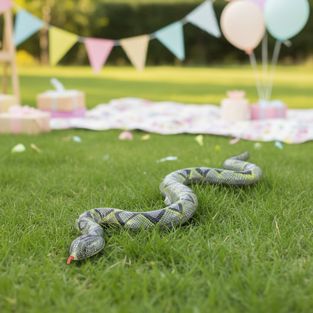 Frightening Inflatable Serpent for Spooky Outdoor Decor