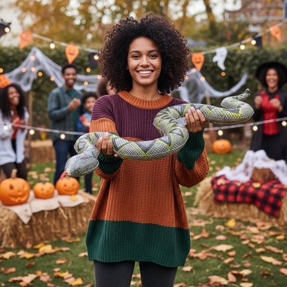 Giant Inflatable Serpent for Halloween Festivities
