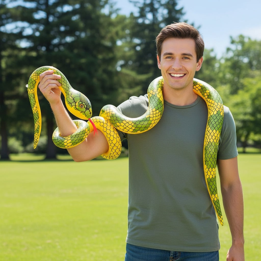 Giant Inflatable Serpent for Halloween Festivities