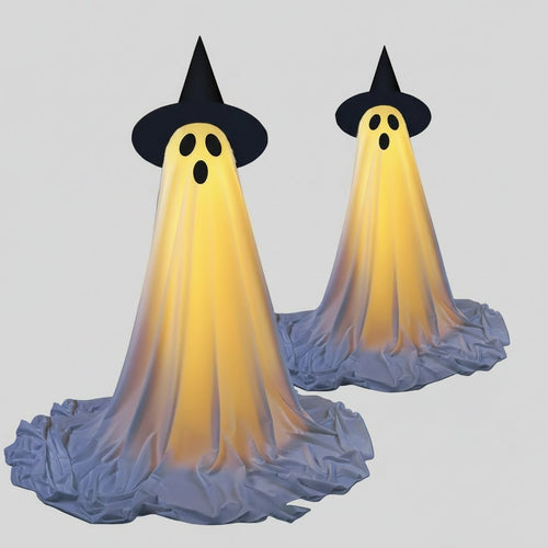 Illuminated Phantom Outdoor Halloween Decor with Remote Control
