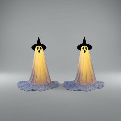 Illuminated Phantom Outdoor Halloween Decor with Remote Control