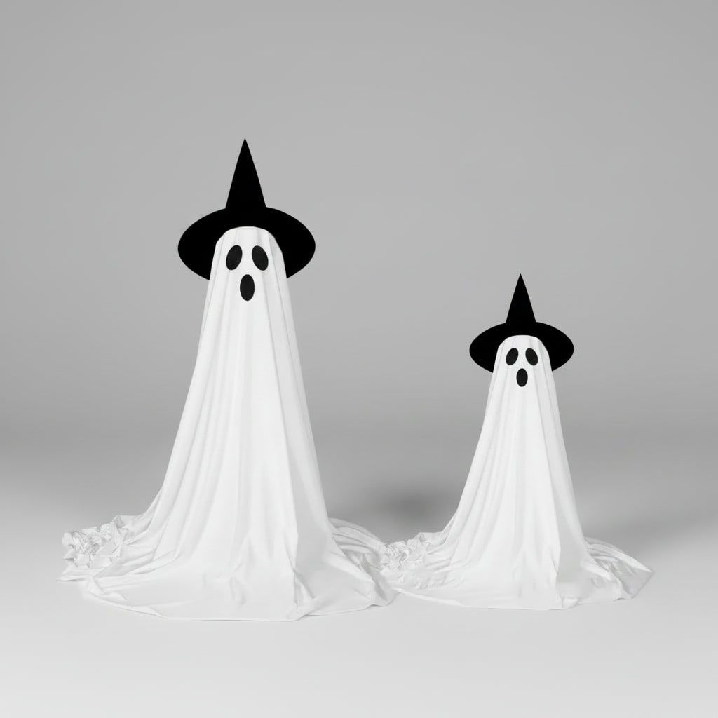 Illuminated Phantom Outdoor Halloween Decor with Remote Control