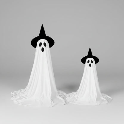 Illuminated Phantom Outdoor Halloween Decor with Remote Control