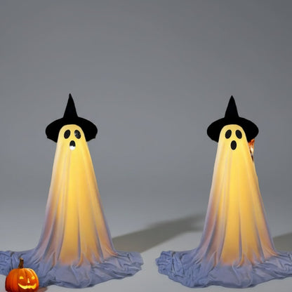 Illuminated Phantom Outdoor Halloween Decor with Remote Control