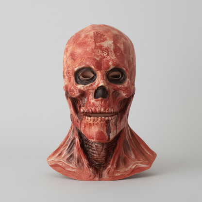 Dual-Layer Halloween Mask: Creepy Clown & Skull Reveal