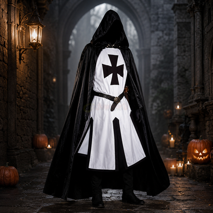 Legendary Knight Crusader Costume with Distinctive Trim