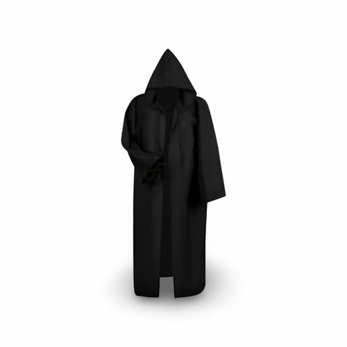 Authentic Knightly Costume Tunic with Hood and Templar Emblem