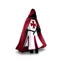 Long Top White/red + Red Cloak