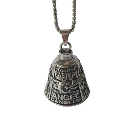 Winged Design Biker Charm Bell for Motorcycle Enthusiasts