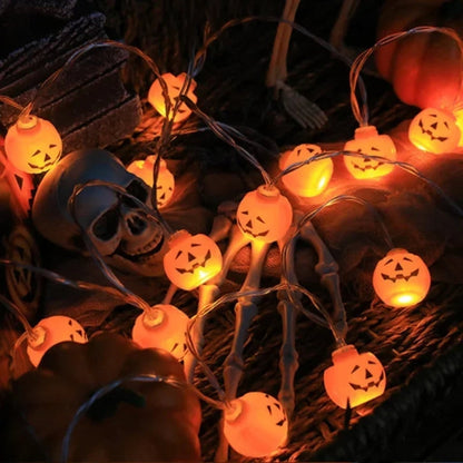 Charming LED String Lights for Outdoor Halloween Decor