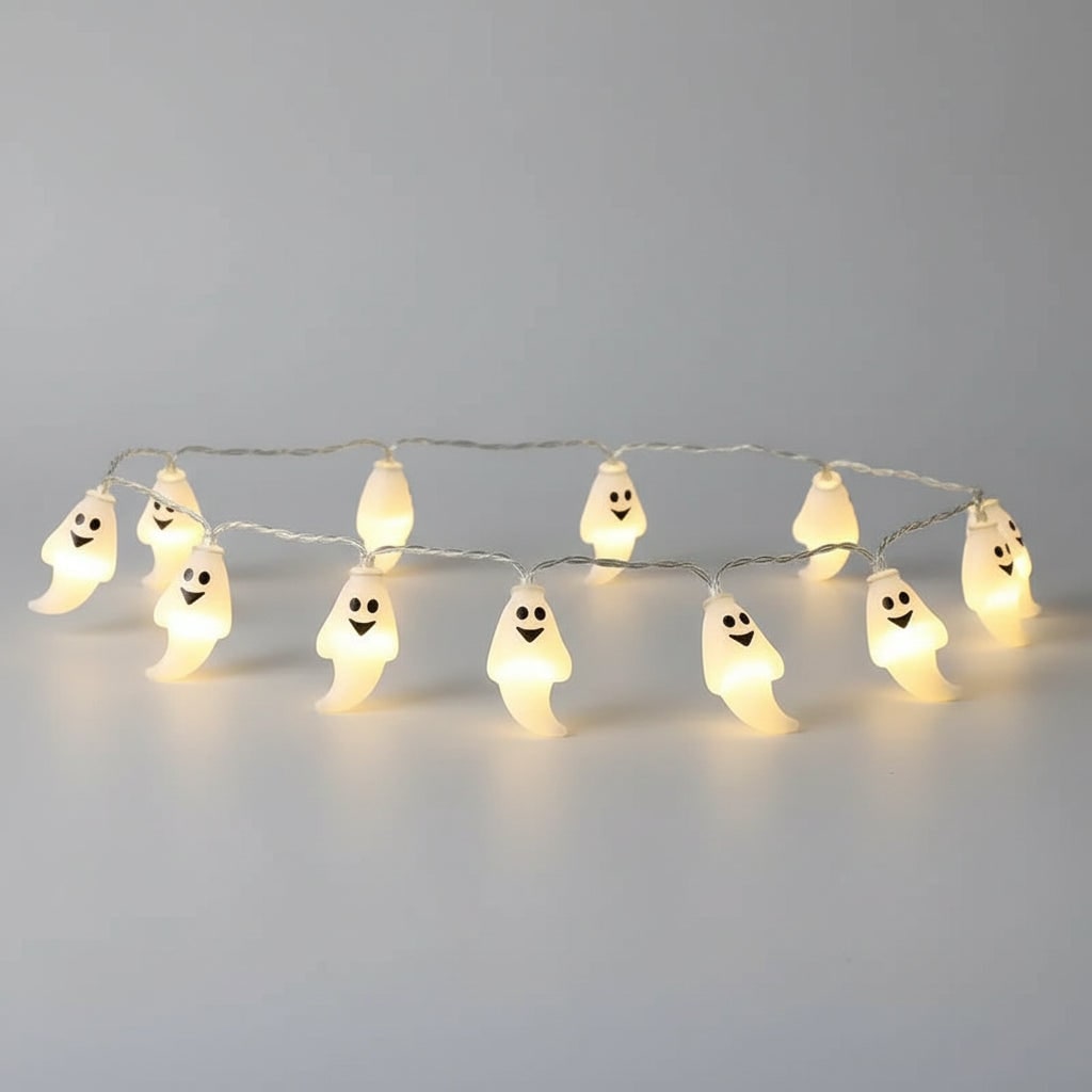 Spooky Outdoor LED String Lights for Halloween Celebrations