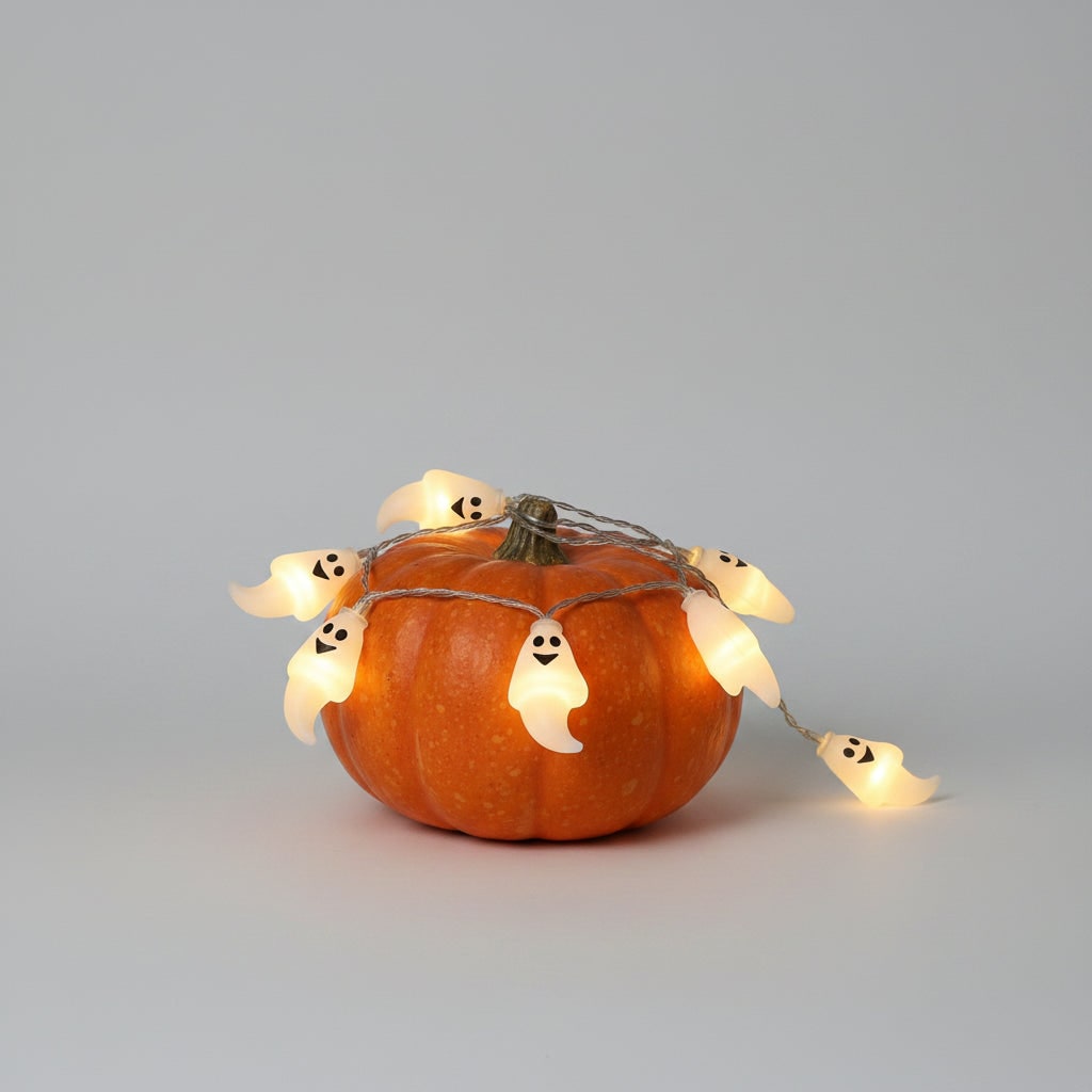 Spooky Outdoor LED String Lights for Halloween Celebrations