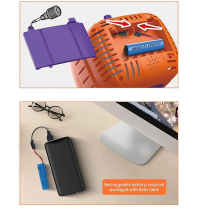 Enchanting Pumpkin Bubble Blaster with LED Lights for Festive Occasions