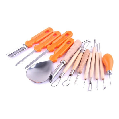 Ultimate Pumpkin Carving Toolkit with Stainless Steel Implements