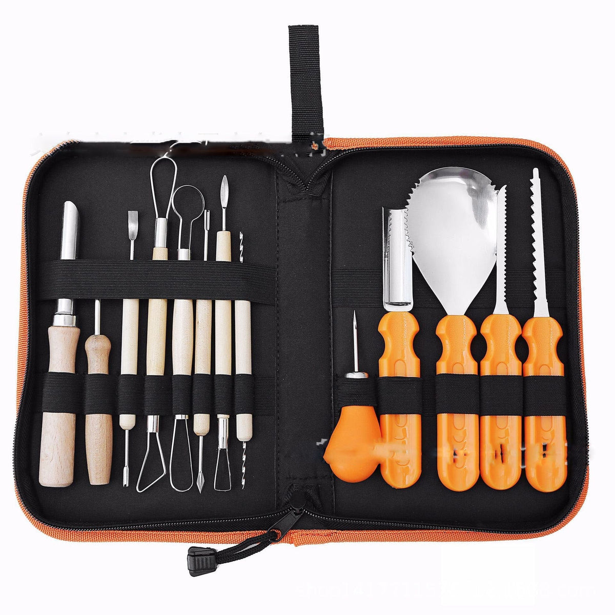 Ultimate Pumpkin Carving Toolkit with Stainless Steel Implements