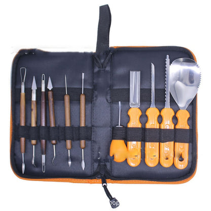Ultimate Pumpkin Carving Toolkit with Stainless Steel Implements