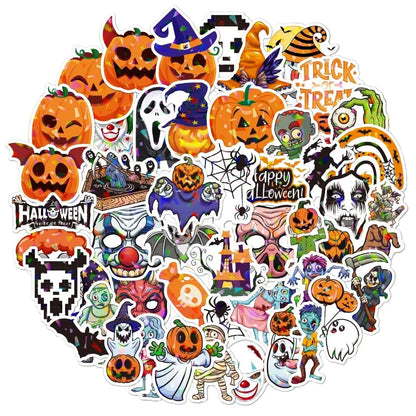 Battery-Powered Pumpkin Illumination Set with Remote Control