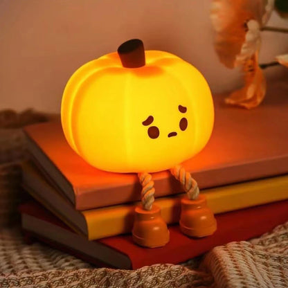 Charming Pumpkin Glow Light – Rechargeable Halloween Decor