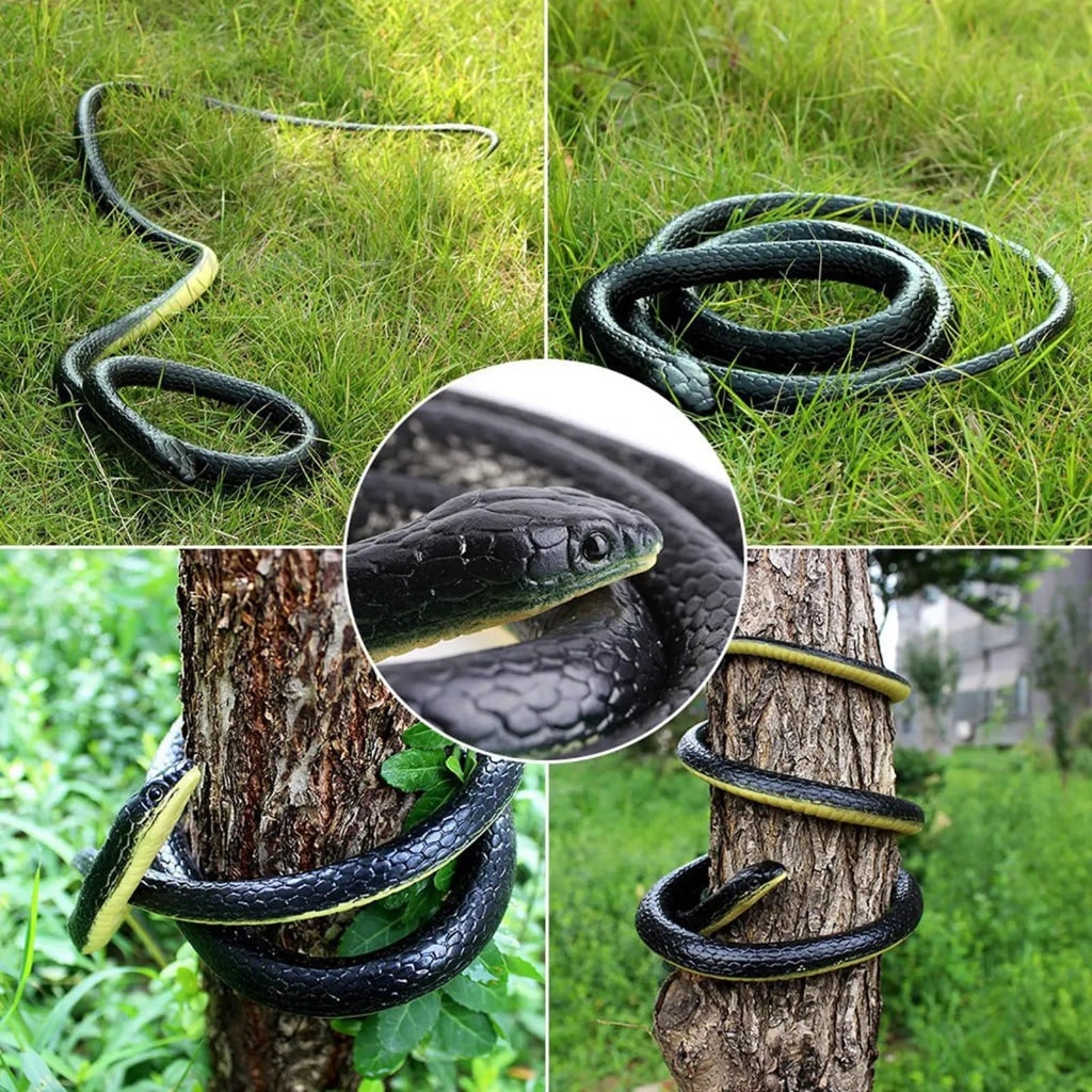 Lifelike Halloween Snake Prop for Thrilling Decorations