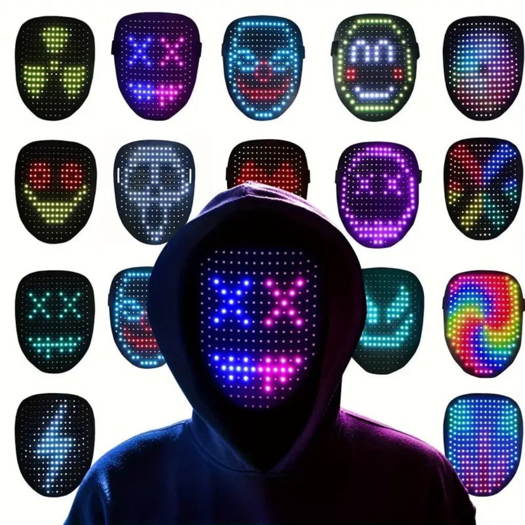 Illuminate Your Costume with the SpectraGlow LED Face Mask