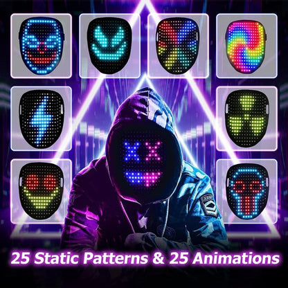 Illuminate Your Costume with the SpectraGlow LED Face Mask