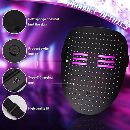Illuminate Your Costume with the SpectraGlow LED Face Mask