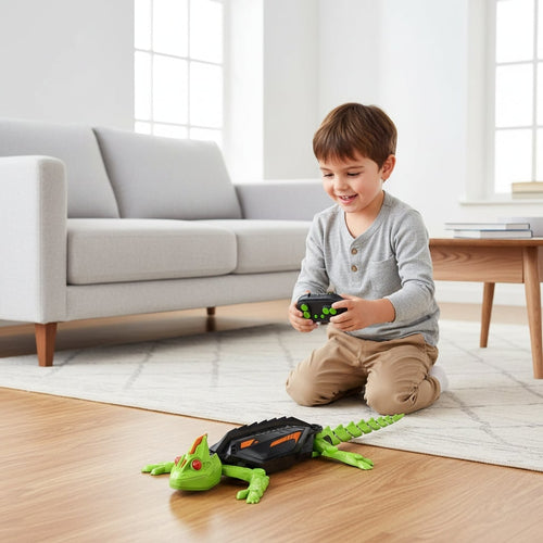 Creepy Crawler Remote-Controlled Spider with Illuminated Eyes