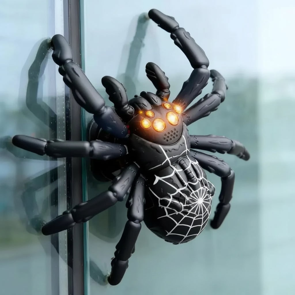 Creepy Crawler Remote-Controlled Spider with Illuminated Eyes