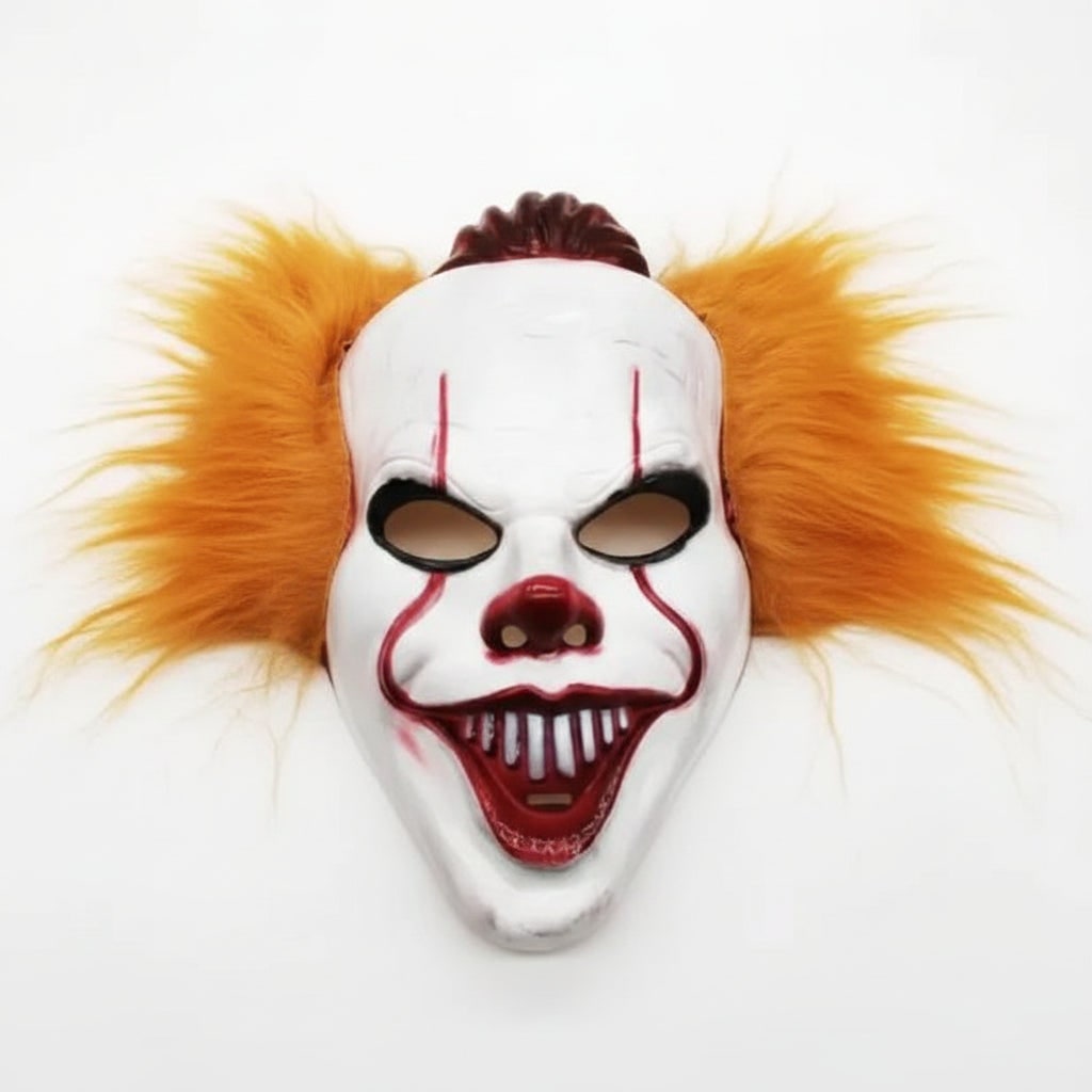 Chilling Jester Mask for Halloween Festivities and Haunted Events